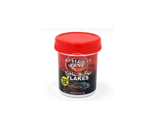 Omega One Betta Buffet Flakes 0.28oz Aquatic Marine
